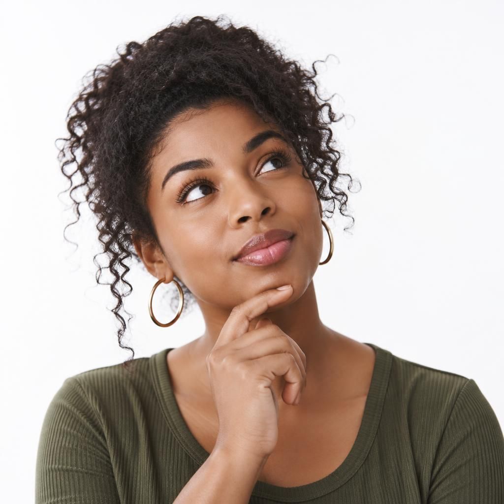 A customer considering questions about internet service